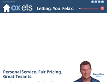 Tablet Screenshot of oxlets.com